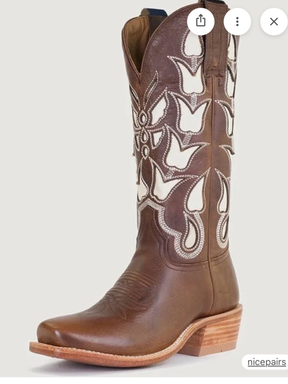 Women’s Hyer Rozel Walnut Cowhide boot size 7